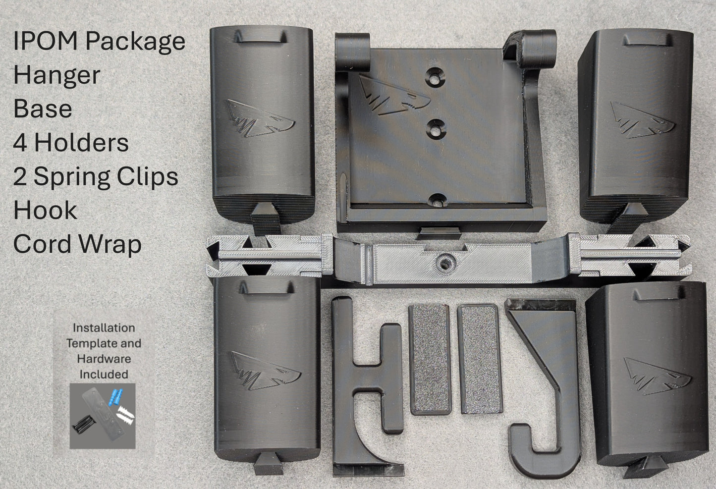 SharkMount Wall Mount - Shark IP Series Vacuum OM Package