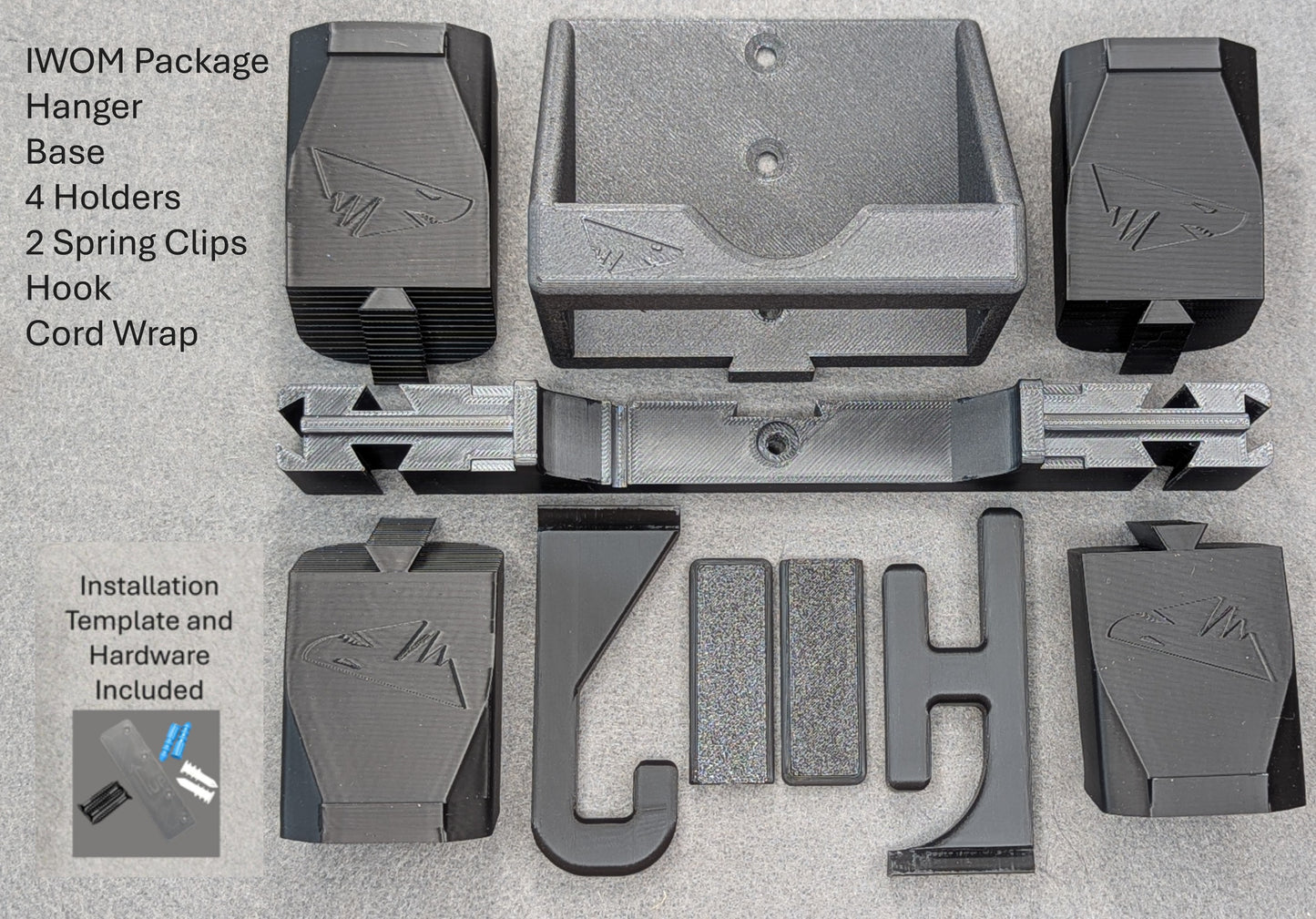SharkMount Wall Mount - Shark IW Series Vacuum OM Package