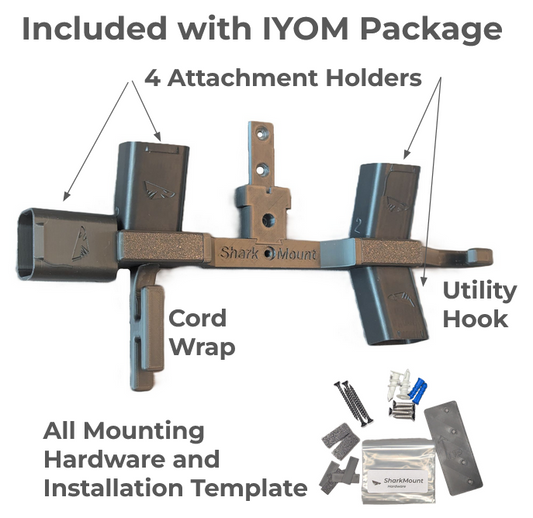 SharkMount Wall Mount - Shark IY Series Vacuum OM Package