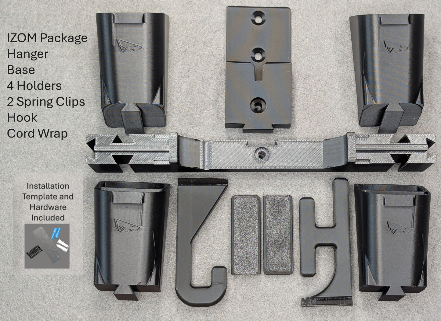 SharkMount Wall Mount - Shark IZ Series Vacuum OM Package