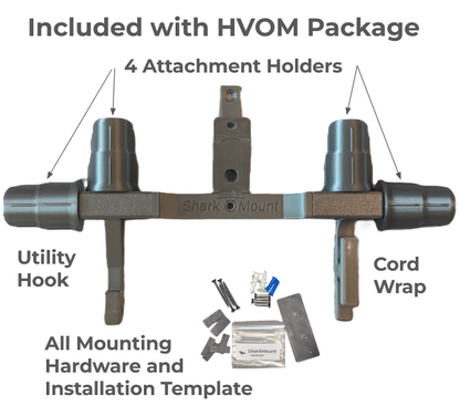 SharkMount Wall Mount - Shark HV Series Vacuum OM Package
